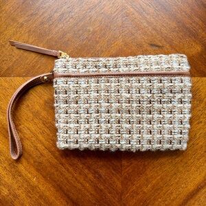 NWOT Talbots Tweed Wristlet